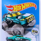 Hot Wheels 2017 - Collector # 086/365 - HW Snow Stormers 1/5 - Terrain Storm - Teal Blue - OR6SP Wheels - USA Card