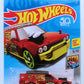 Hot Wheels 2018 - Collector # 248/365 - HW Metro 9/10 - Time Shifter - Red / Pizza - USA 50th Card