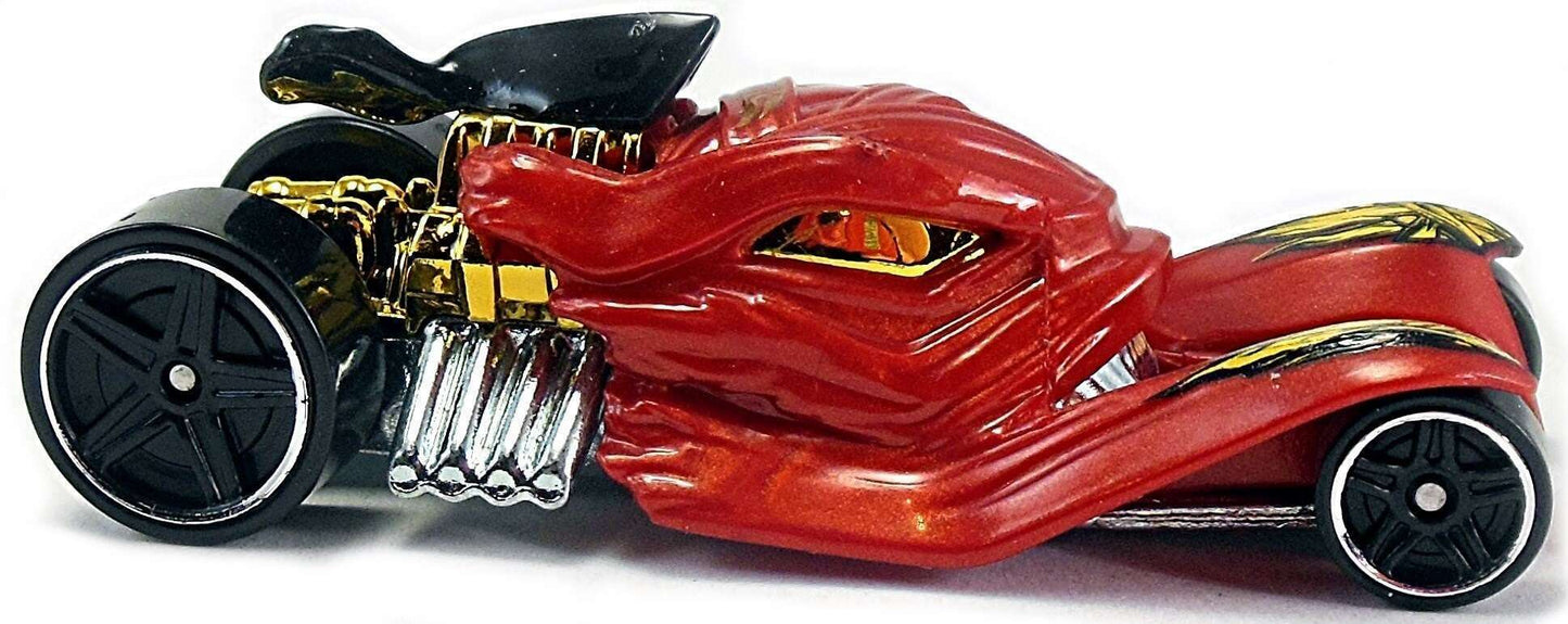 Hot Wheels 2017 - Collector # 032/365 - Fright Cars 2/5 - Tomb Up - Red - PR5 Wheels - USA Card