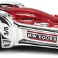 Hot Wheels 2016 - Collector # 031/250 - HW Tool-in-1 1/10 - Tooligan - Chrome / Transparent Red - USA 'Showdown' Card