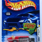 Hot Wheels 2002 - Collector # 030/240 - First Editions 18/42 - Torpedo Jones - Red - USA 'Race & Win' Card