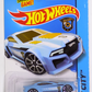 Hot Wheels 2014 - Collector # 013/250 - HW City / HW Goal - Torque Twister - Matte Light Blue - USA 'Showdown' Card