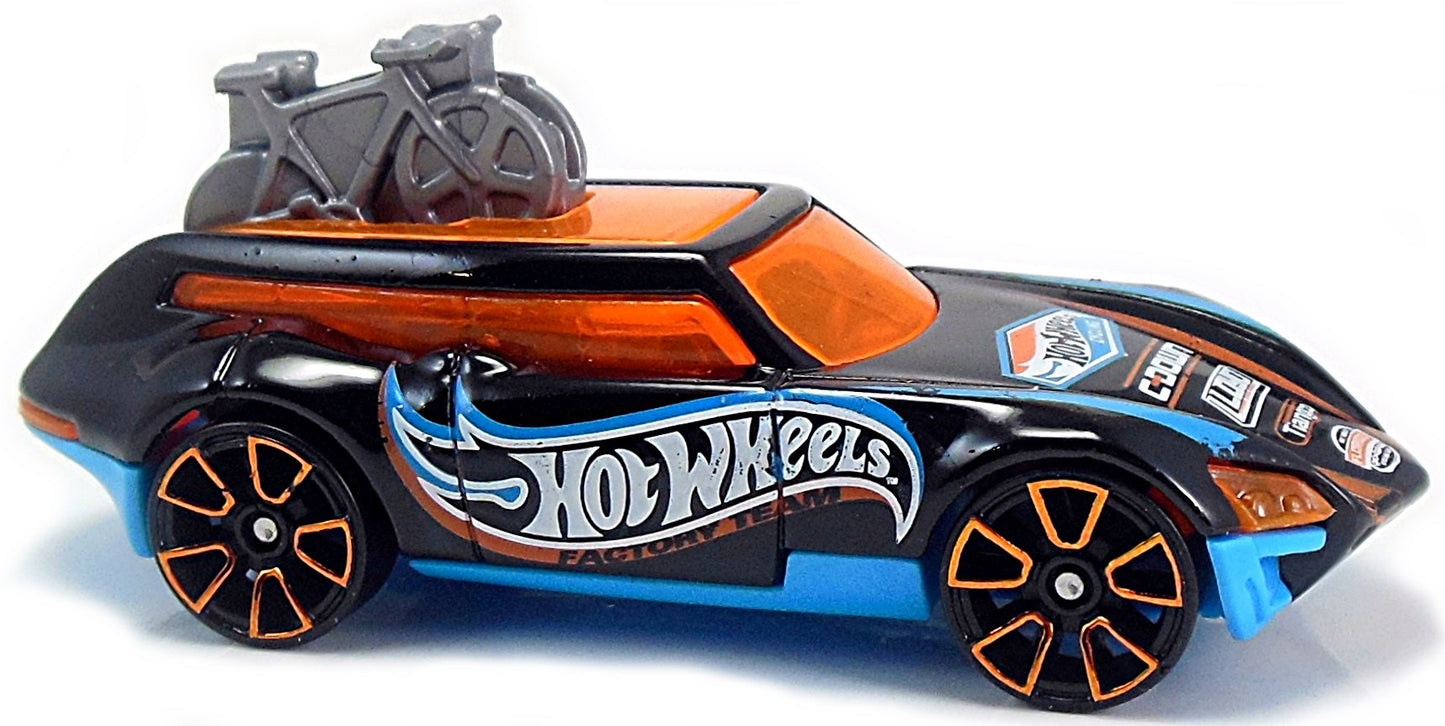 Hot Wheels 2017 - Collector # ---/365 - HW Digital Circuit 4/5 - Tour De Fast - Black - USA Card