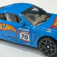 Hot Wheels 2024 - Collector # 203/250 - HW J-Imports 10/10 - New Models - Toyota GR86 Cup - Blue / #70 - International 'Let's Race Card