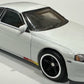 Hot Wheels 2025 - Premium / Car Culture / Team Transport # 79 - Toyota Soarer & Kousoku Hauler - White / Red, Orange & Yellow Stripe - Metal/Metal & Real Riders - Large Blister Card
