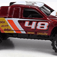 Hot Wheels 2015 - Collector # 120/250 - HW Off-Road / HW Hot Trucks / SUPER Treasure Hunts - Toyota Off-Road Truck - Spectraflame Red / #48 - Real Rider Off-Road Tires & Wheels - USA 'Epic Race!' Card
