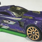 Hot Wheels 2026 - Collector # 024/250 - HW Starting Grid 3/10 - Track Ripper - Metalflake Purple - Gold 10 Spokes - USA Card