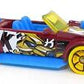 Hot Wheels 2023 - Collector # 015/250 - HW Art Cars 01/10 - Track Manga - Purple / 'K' / Yellow Dog Robot - MC5 Wheels - USA Card