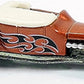 Hot Wheels 2008 - Collector # 067/196 - All Stars 27/36 - Track T - Bronze with Flames - 5 Dot Wheels - USA Card
