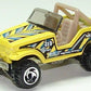 Hot Wheels 1999 - Collector # 1037 - Roll Patrol (Jeep) - Yellow / #30 / 'Mudcat' - Sawblades - USA Card