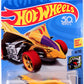 Hot Wheels 2018 - Collector # 039/365 - Street Beasts 4/10 - Turbo Rooster - Yellow - USA 50th Card