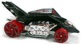 Hot Wheels 2020 - Collector # 211/250 - Street Beasts 8/10 - Turbo Rooster - Black - International Card