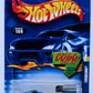 Hot Wheels 2002 - Collector # 199/240 - Turbolence - Blue - USA 'Race & Win' Card