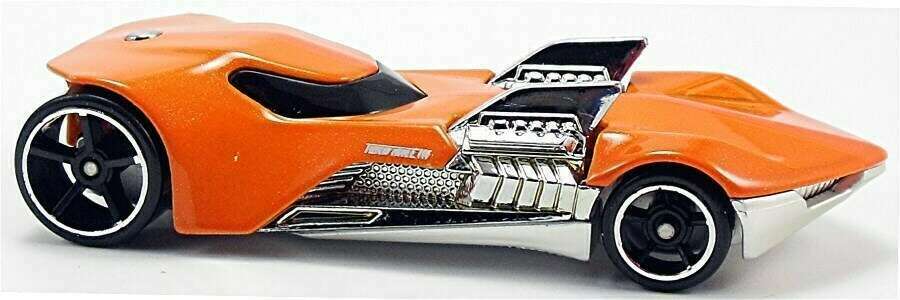 Hot Wheels 2008 - Collector # 040/196 - New Models 40/40 - Twin Mill III - Orange - USA Card