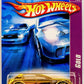 Hot Wheels 2007 - Collector # 056/156 - Gold 4/4 - Unobtainium 1 - Gold Chrome - Gold Bling Wheels - International Card
