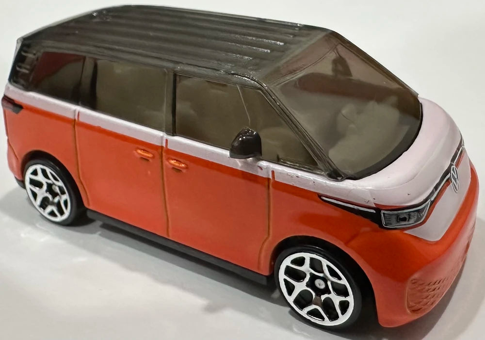 Hot Wheels 2024 Collector 202 250 HW Vans 2 5 Volkswagen ID. Buzz Orange USA Card