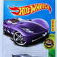 Hot Wheels 2017 - Collector # 316/365 - HW Exotics 8/10 - Velocita - Pearl Purple - USA Card