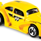 Hot Wheels 2019 - Collector # 046/250 - Volkswagen 1/10 - Volkswagen Käfer Racer - Yellow - USA Card