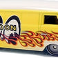Hot Wheels 2018 - Premium / Car Culture / Cargo Carriers 1/5 - Volkswagen T1 Panel - Yellow / Mooneyes - Metal/Metal & Real Riders