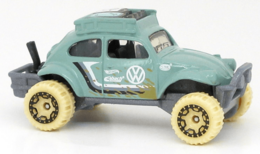 Hot Wheels 2022 - Collector # 160/250 - Mud Studs 5/5 - Volkswagen "Baja Bug" - Pale Green - USA