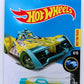 Hot Wheels 2017 - Collector # 203/365 - X-Raycers 4/10 - Voltage Spike - Transparent Yellow Body / Flat Black Metal Base - USA Card