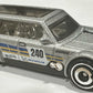 Hot Wheels 2025 - Collector # 227/250 - Wagons 3/5 - Volvo 240 Drift Wagon - Metalflake Silver / #240 - Aero Disc Wheels - USA Card - MPN JBB40