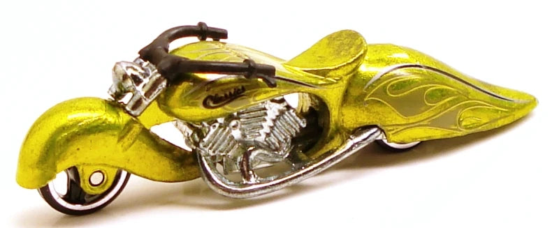 Hot Wheels 2006 - Classics Series 2 # 27/30 - W-Oozie (Custom Motorcycle) - Spectraflame Antifreeze - Metal/Metal & MC3 Wheels - Limited Edition
