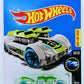 Hot Wheels 2017 - Collector # 344/365 - X-Raycers 10/10 - What-4-2 - Transparent Clear Body / Unpainted Metal Base - USA Card