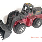 Hot Wheels 2002 - Collector # 186/240 - Wheel Loader - Metallic Dark Red - USA 'Race & Win' Card
