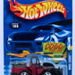 Hot Wheels 2002 - Collector # 186/240 - Wheel Loader - Metallic Dark Red - USA 'Race & Win' Card