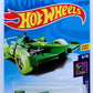Hot Wheels 2018 - Collector # 037/365 - HW Glow Wheels 4/10 - Winning Formula - Metalflake Green - International Card