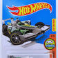Hot Wheels 2016 - Collector # 026/250 - HW Digital Circuit 6/10 - ZAMAC 018 - Winning Formula -  ZAMAC / #11 - Walmart Exclusive - USA 'Showdown' Card