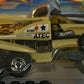Hot Wheels 2002 - Collector # 140/240 - XS-IVE (Brush Fire Truck) - Biege - Chrome SB Wheels - USA 'Race & Win' Card