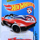 Hot Wheels 2014 - Collector # 012/250 - HW City / HW Goal - Yur So Fast - Red - International 'Showdown' Card