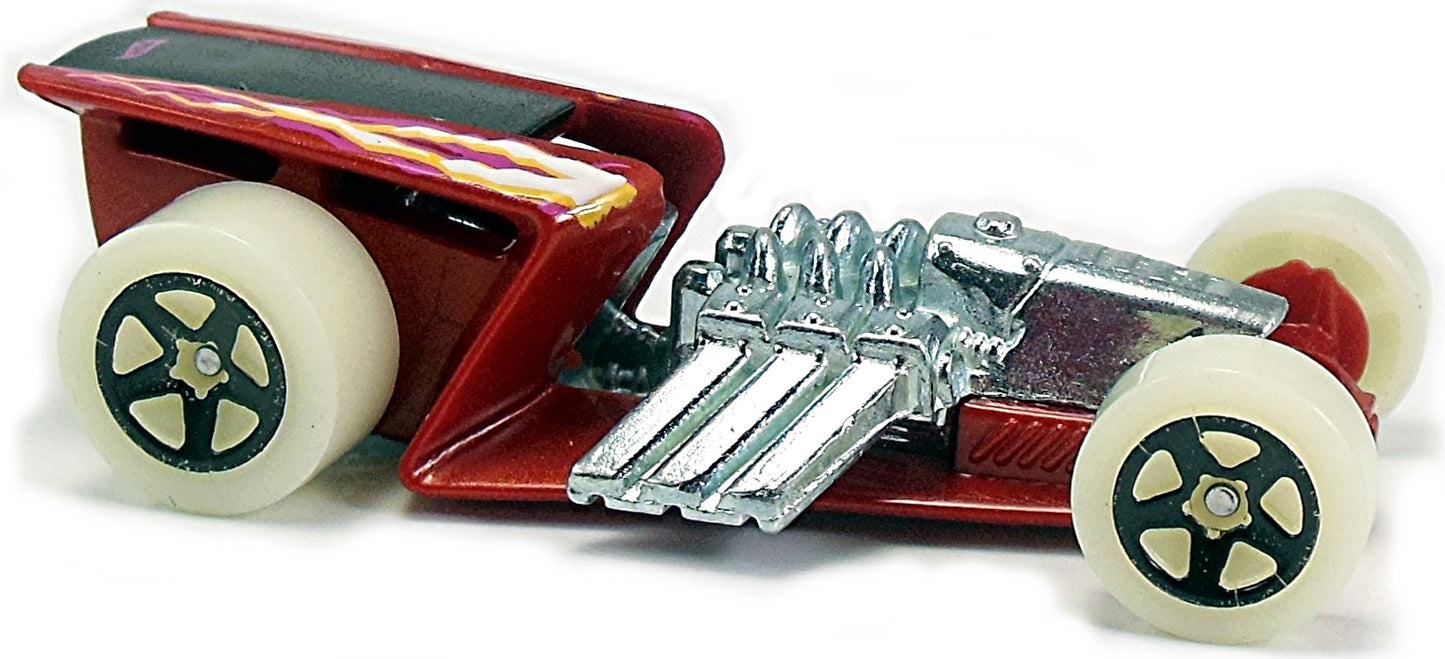 Hot Wheels 2017 - Collector # 233/365 - HW Glow Wheels 2/10 - Z-Rod - Red - USA Card