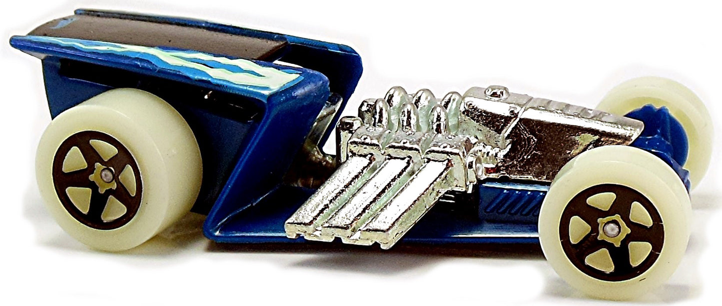 Hot Wheels 2017 - Collector # 326/365 - HW Glow Wheels 2/10 - Z-Rod - Blue - USA Card