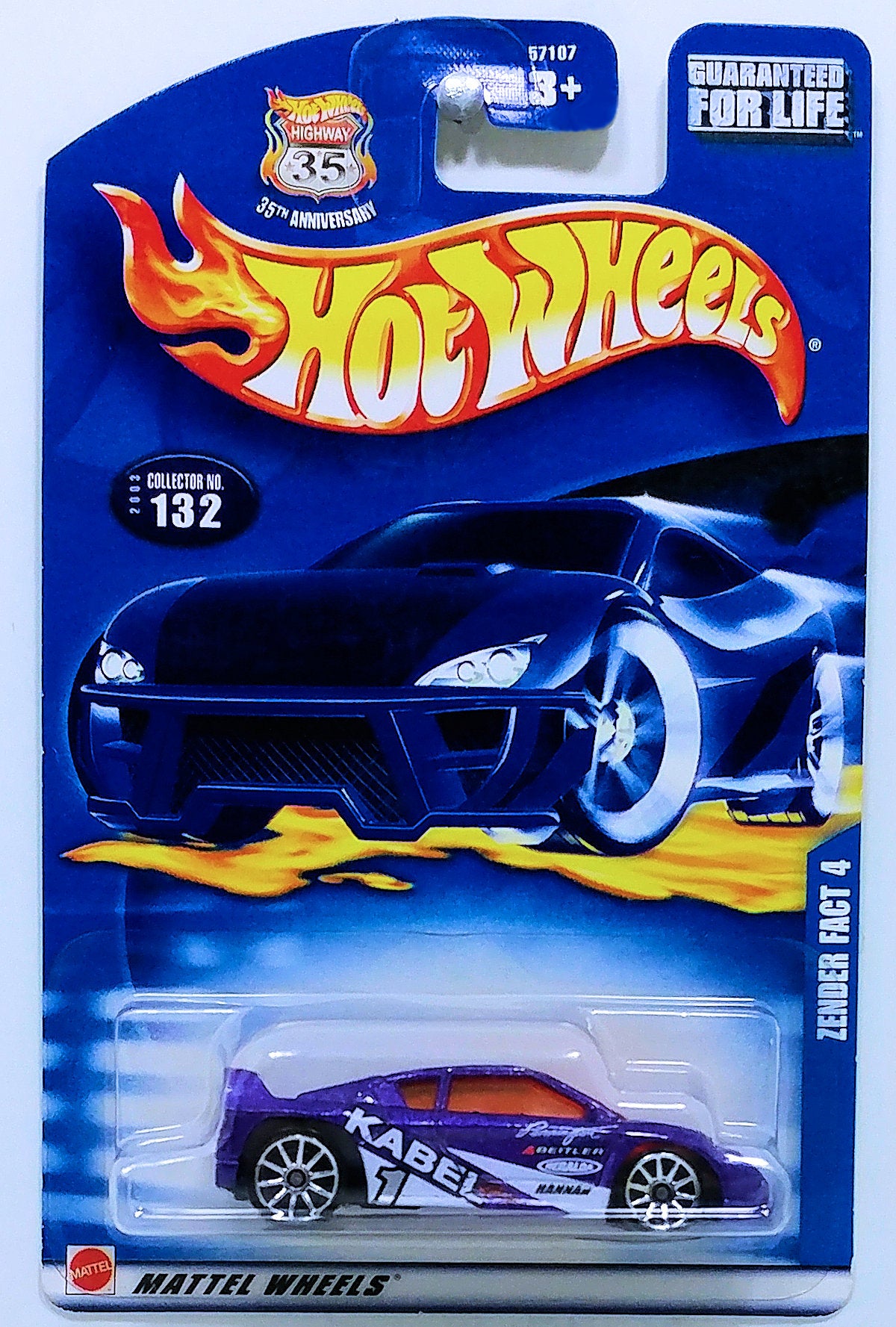 Hot Wheels 2003 - Collector # 132/220 - Zender Fact 4 - Metallic