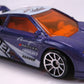 Hot Wheels 2003 - Collector # 132/220 - Zender Fact 4 - Metallic Purple / Kabel # 1 - USA '35th Anniversary' Card