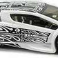 Hot Wheels 2017 - Collector # 037/385 - HW Art Cars 3/10 - Zotic - White - TRAP5 Wheels - USA Card