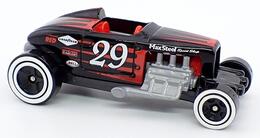 Hot Wheels 2024 - Collector # 019/250 - Red Edition 3/12 - Max Steel - Black - Target Exclusive - USA Card