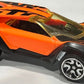 Hot Wheels 2025 - Collector # 171/250 - Safari Mode 4/5 - New Models - Amaru GTC - Neon Orange / Black Fenders / #36 - USA 'Let's Race' Card