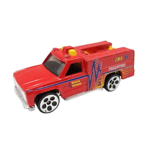 Hot Wheels 2001 - Collector # 193/240 - Rescue Ranger - Red / EMS