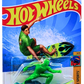 Hot Wheels 2024 - Collector # 017/250 - HW Xtreme Sports 02/05 - Surf's Up - Clear Aqua - Neon Green Surf Board - IC