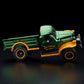 Hot Wheels 2023 - HWC / RLC Exclusive / Holiday Car - 1952 Dodge Power Wagon - Spectraflame British Racing Green - Metal/Metal - Real Riders - Swivel Frame - Acrylic Display Case