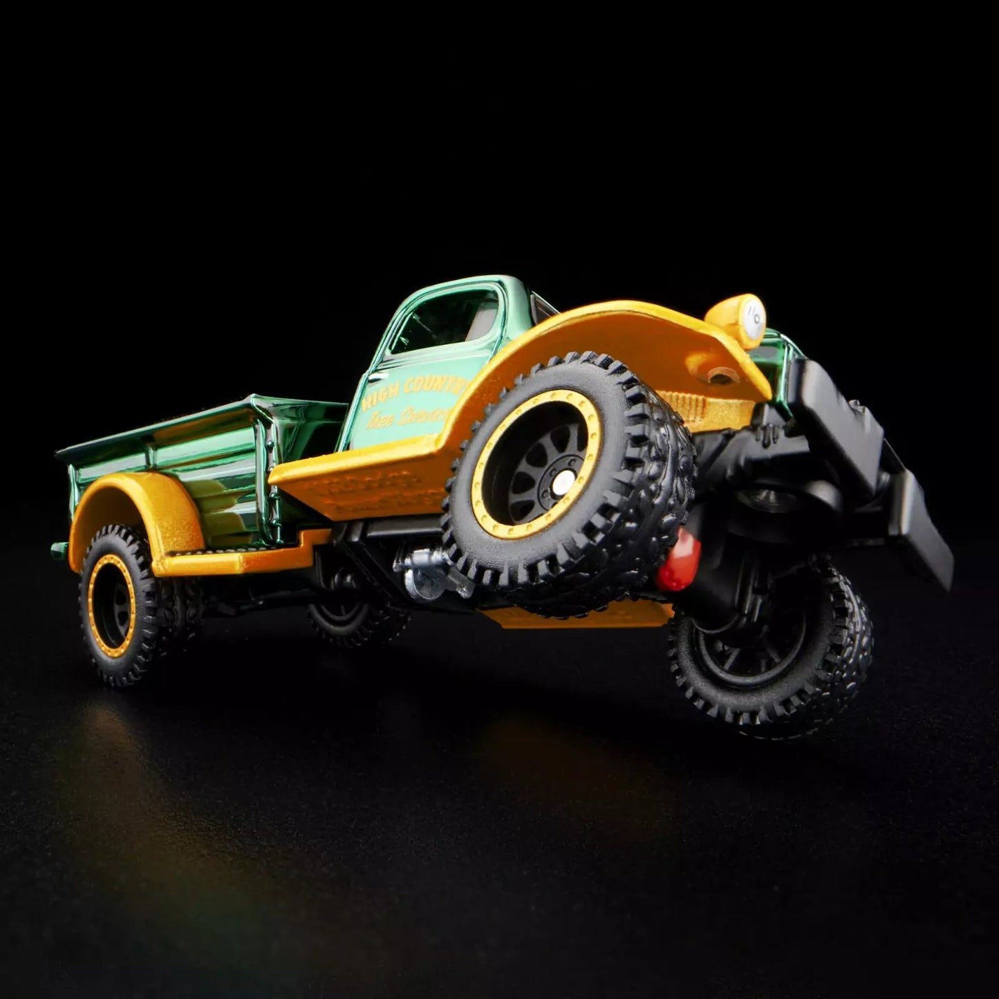 Hot Wheels 2023 - HWC / RLC Exclusive / Holiday Car - 1952 Dodge Power Wagon - Spectraflame British Racing Green - Metal/Metal - Real Riders - Swivel Frame - Acrylic Display Case