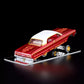 Hot Wheels 2024 - HWC / RLC Exclusive - 1964 Chevrolet Impala - Spectraflame Bright Red - Metal/Metal - Real Riders - Adjustable / Posable Suspension - Acrylic Display Case