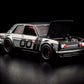 Hot Wheels 2024 - HWC / RLC Exclusive - 00 BRE Datsun - '71 BRE Datsun 510 - Spectraflame Shadow Chrome - Metal/Metal - Real Riders - Opening Hood - Acrylic Display Case