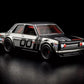 Hot Wheels 2024 - HWC / RLC Exclusive - 00 BRE Datsun - '71 BRE Datsun 510 - Spectraflame Shadow Chrome - Metal/Metal - Real Riders - Opening Hood - Acrylic Display Case