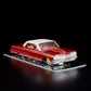 Hot Wheels 2024 - HWC / RLC Exclusive - 1964 Chevrolet Impala - Spectraflame Bright Red - Metal/Metal - Real Riders - Adjustable / Posable Suspension - Acrylic Display Case