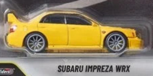 Hot Wheels 2026 - Premium / Car Culture / Thrill Climbers 1/5 - Subaru Impreza WRX - Sonic Yellow - Metal/Metal & Real Riders